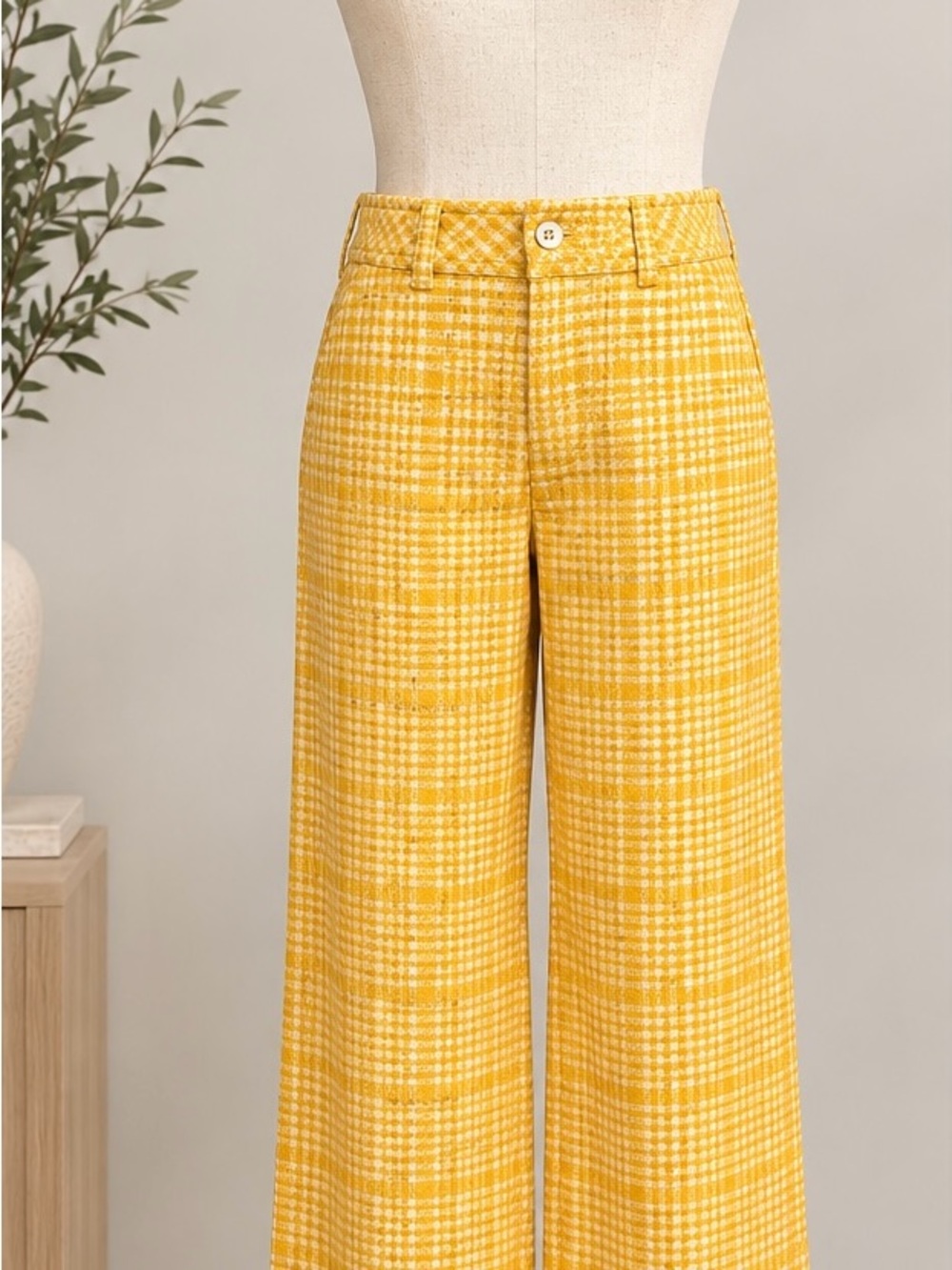 Anthropologie Maeve Plaid Trousers *NWT*
